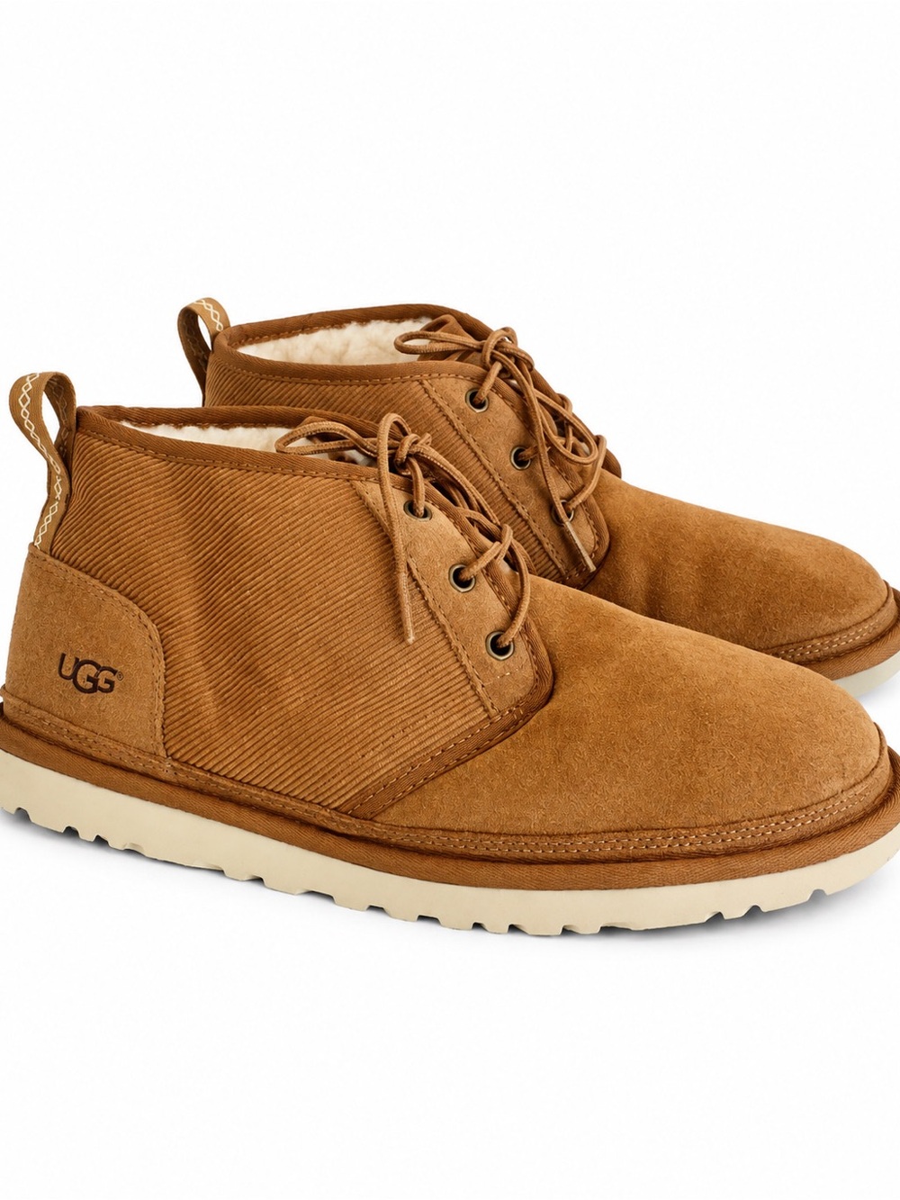 Ugg Hartley Men’s Neumel Chukka Suede Boot Chestnut Sz 9